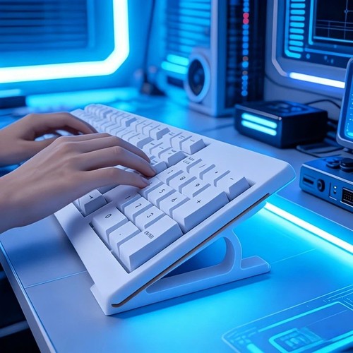2pcs foldable keyboard riser - keyboard,